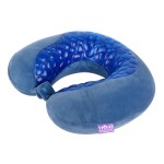 VIAGGI Cooling Gel Silicon Travel Neck Pillow - Blue